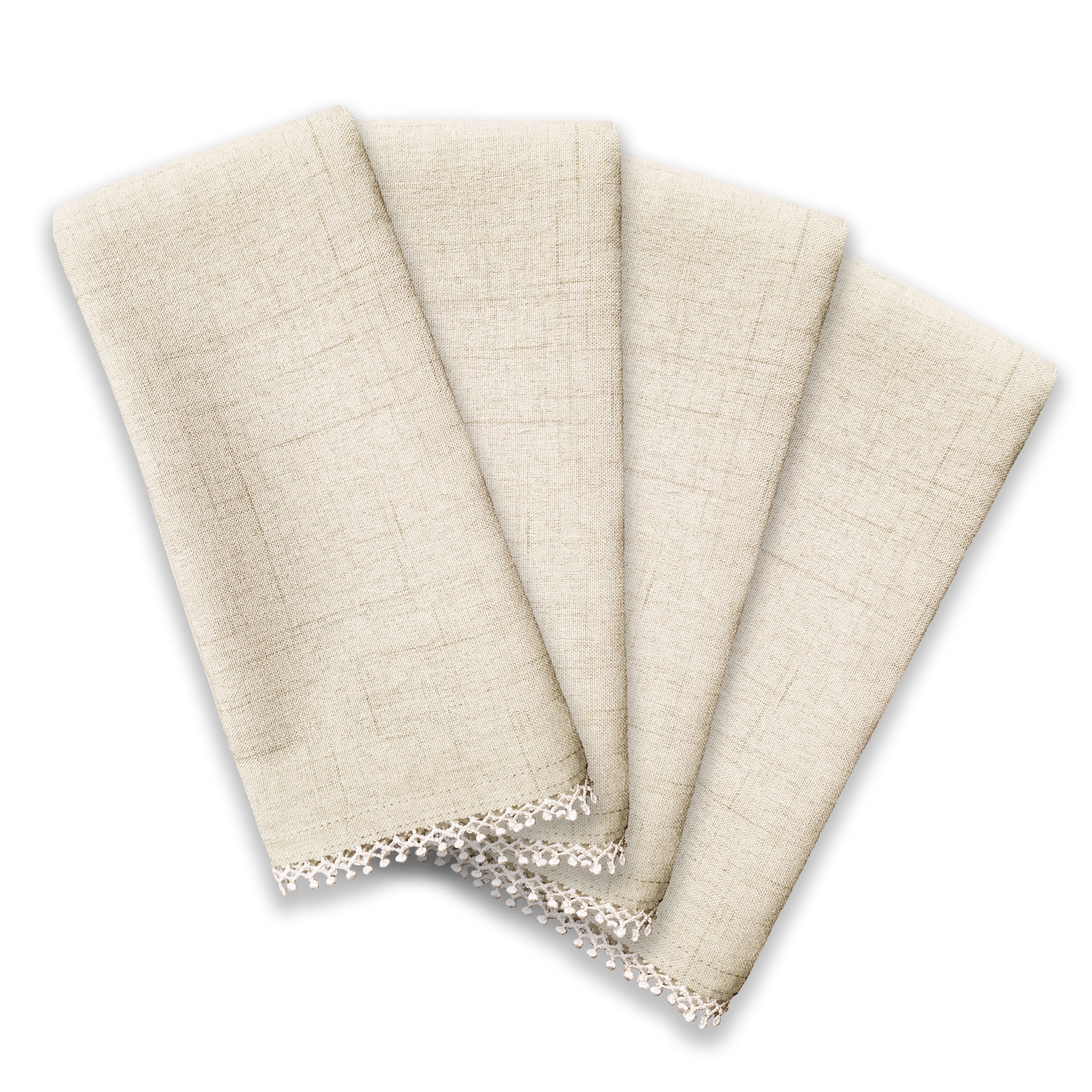 Lenox Premium French Perle Natural 19x19 Napkins, Set of 4 - Image 2