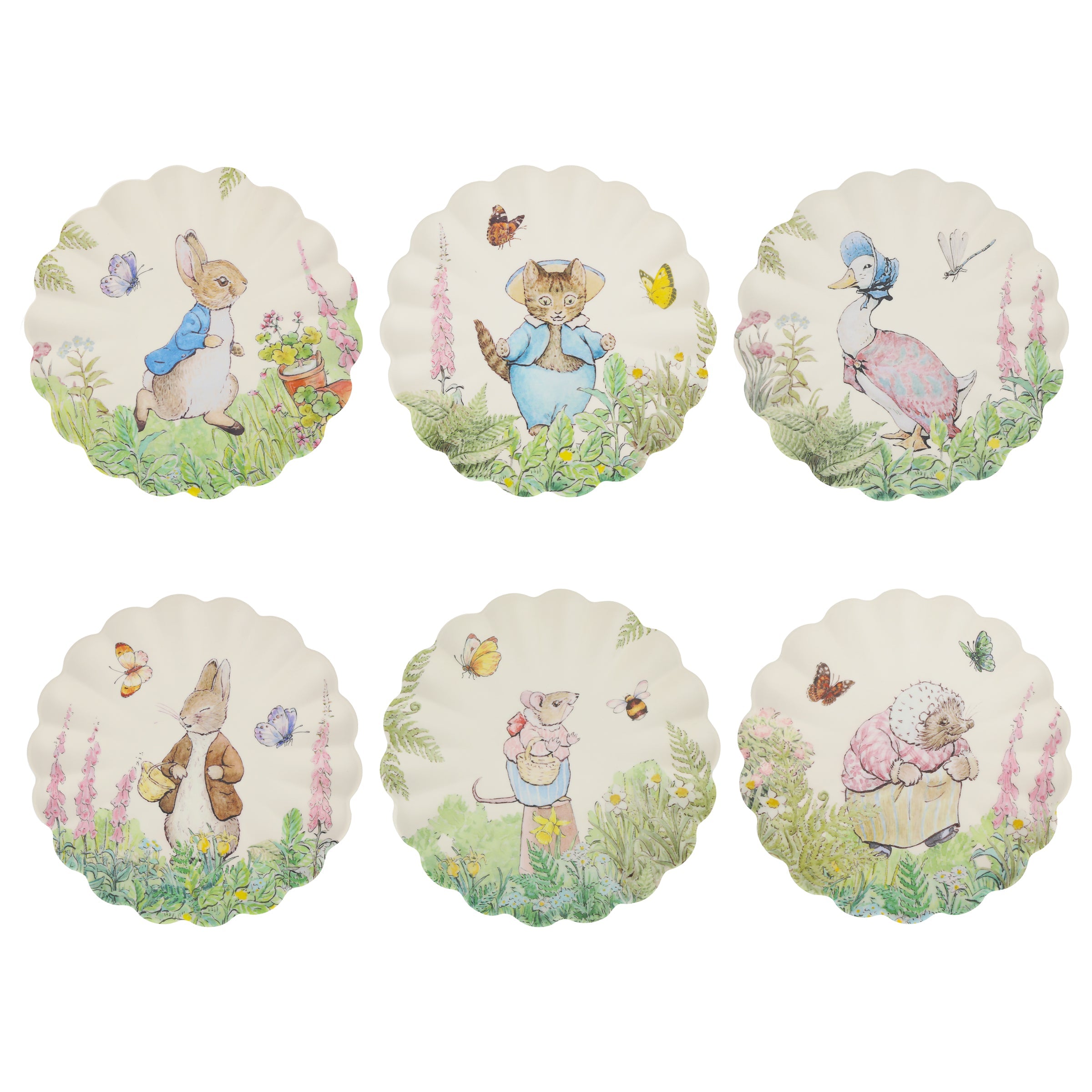 Lenox Premium Peter Rabbit? Reusable Small Plates, Set of 6