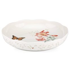 Alternative view of Lenox Premium Butterfly Meadow Low Serving Bowl