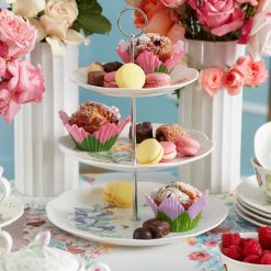 Alternative view of Lenox Premium Butterfly Meadow 3-Tiered Server
