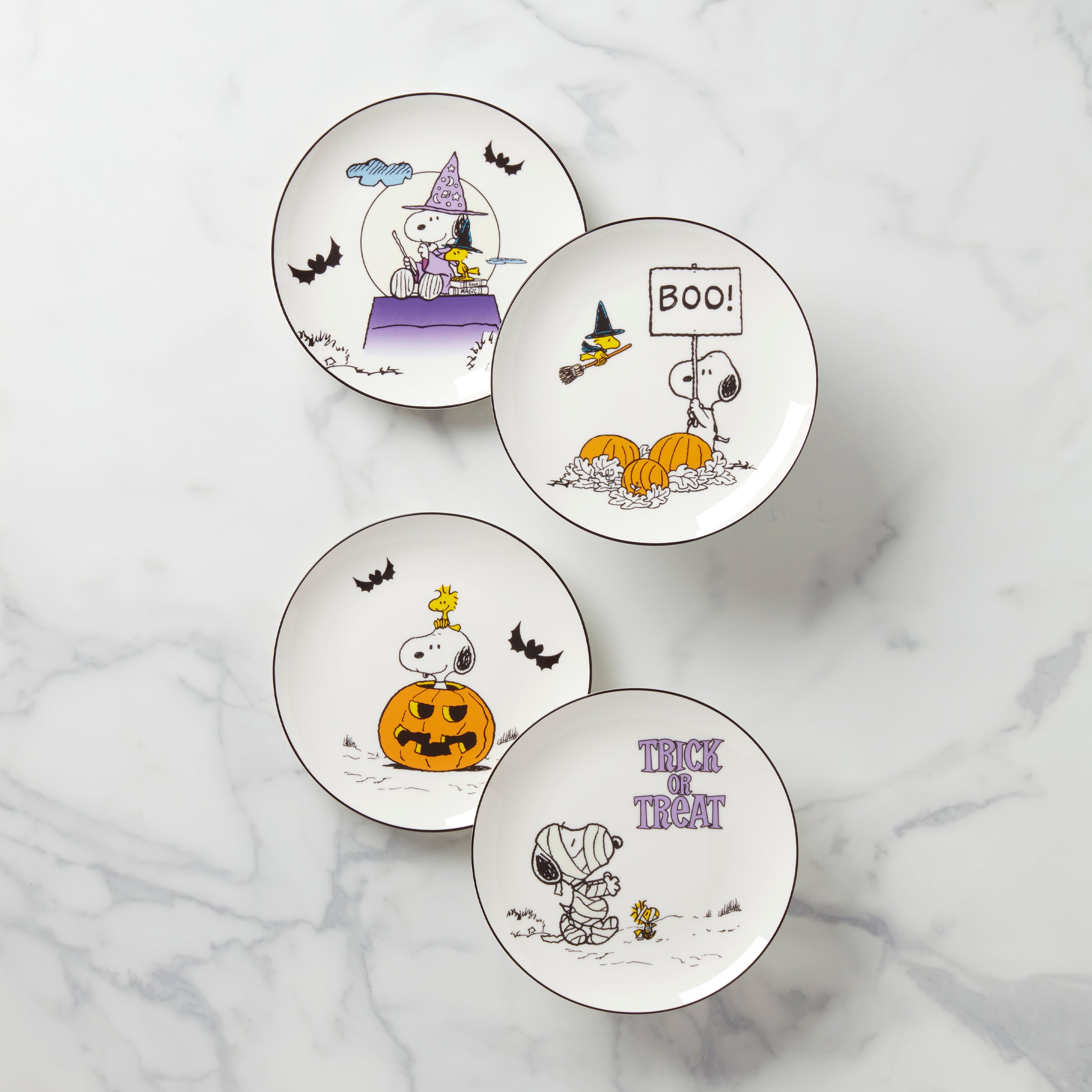 Lenox Premium The Great Pumpkin Accent Plates, Set of 4
