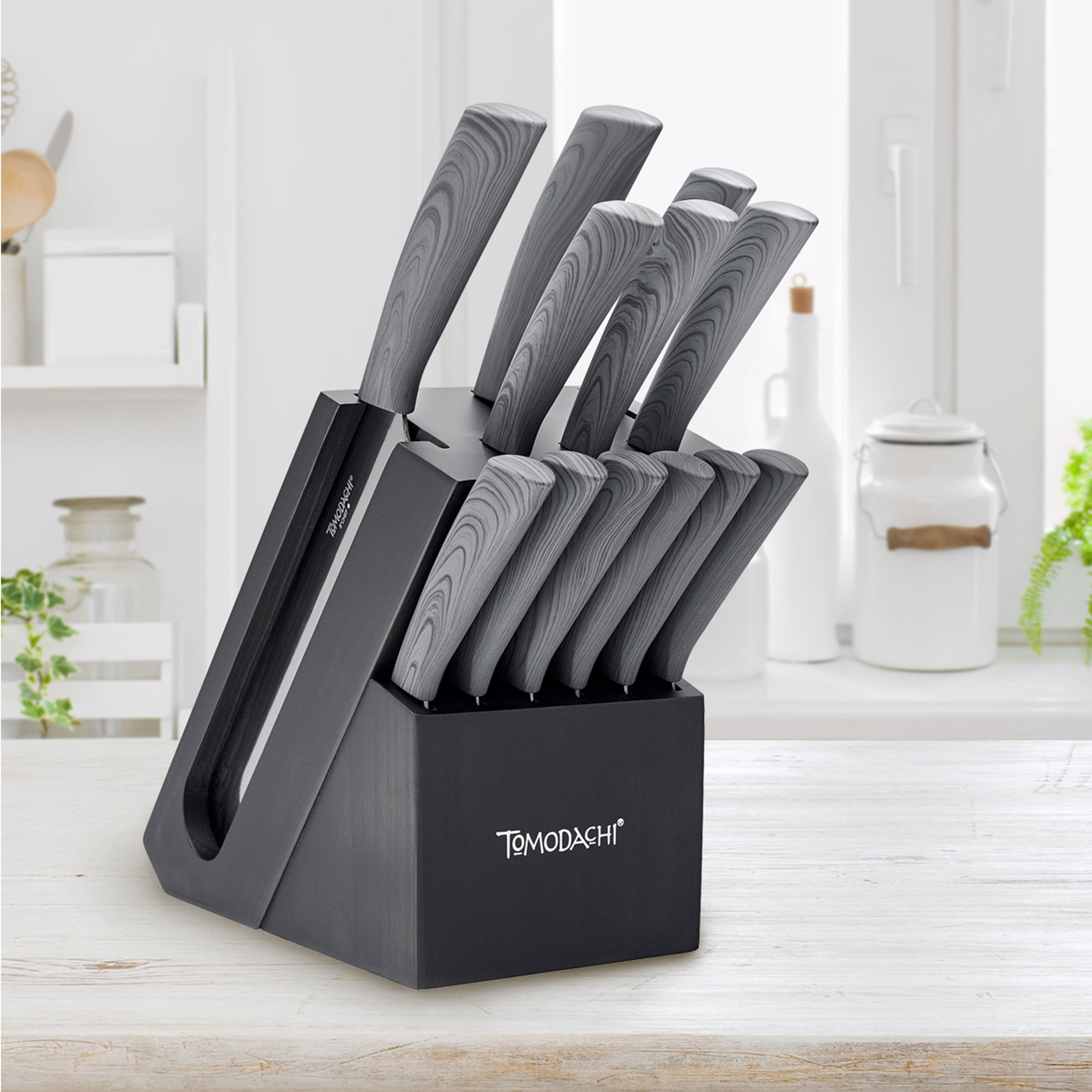 Lenox Premium Raintree Ash 13-Piece Cutlery Block Set - Image 5