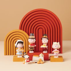 Alternative view of Lenox Premium Peanuts Thanksgiving 6-Piece Figurine Set