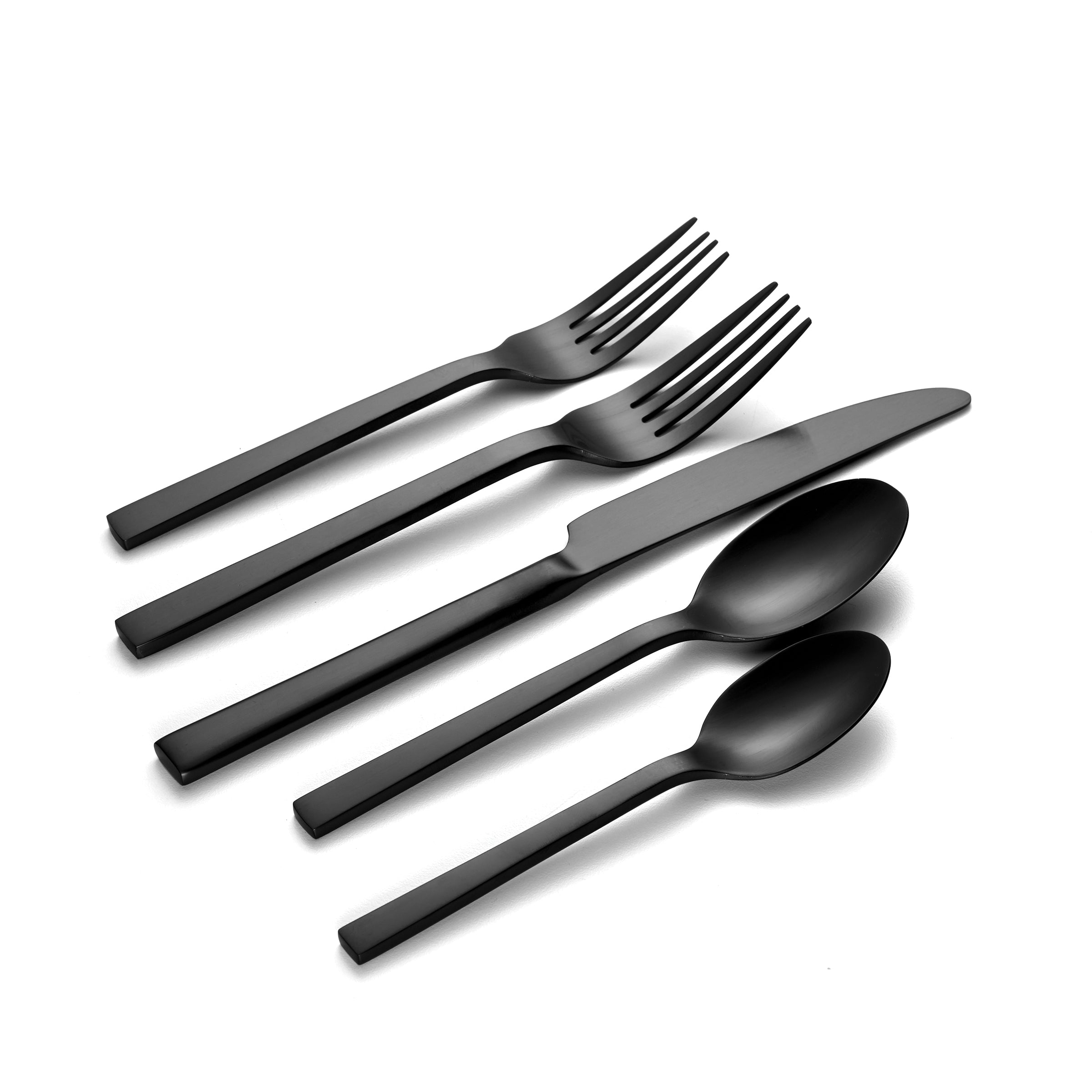 Lenox Premium Chefs Table Midnight Matte 20-Piece Flatware Set