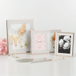 Alternative view of Lenox Premium Rosy Glow Double 5x7 Photo Frame