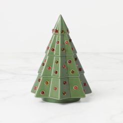 Alternative view of Lenox Premium Evergreen Small Lit Tree Figurine