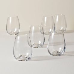 Lenox Premium Tuscany Classics Stemless Wine Glasses, Set of 6