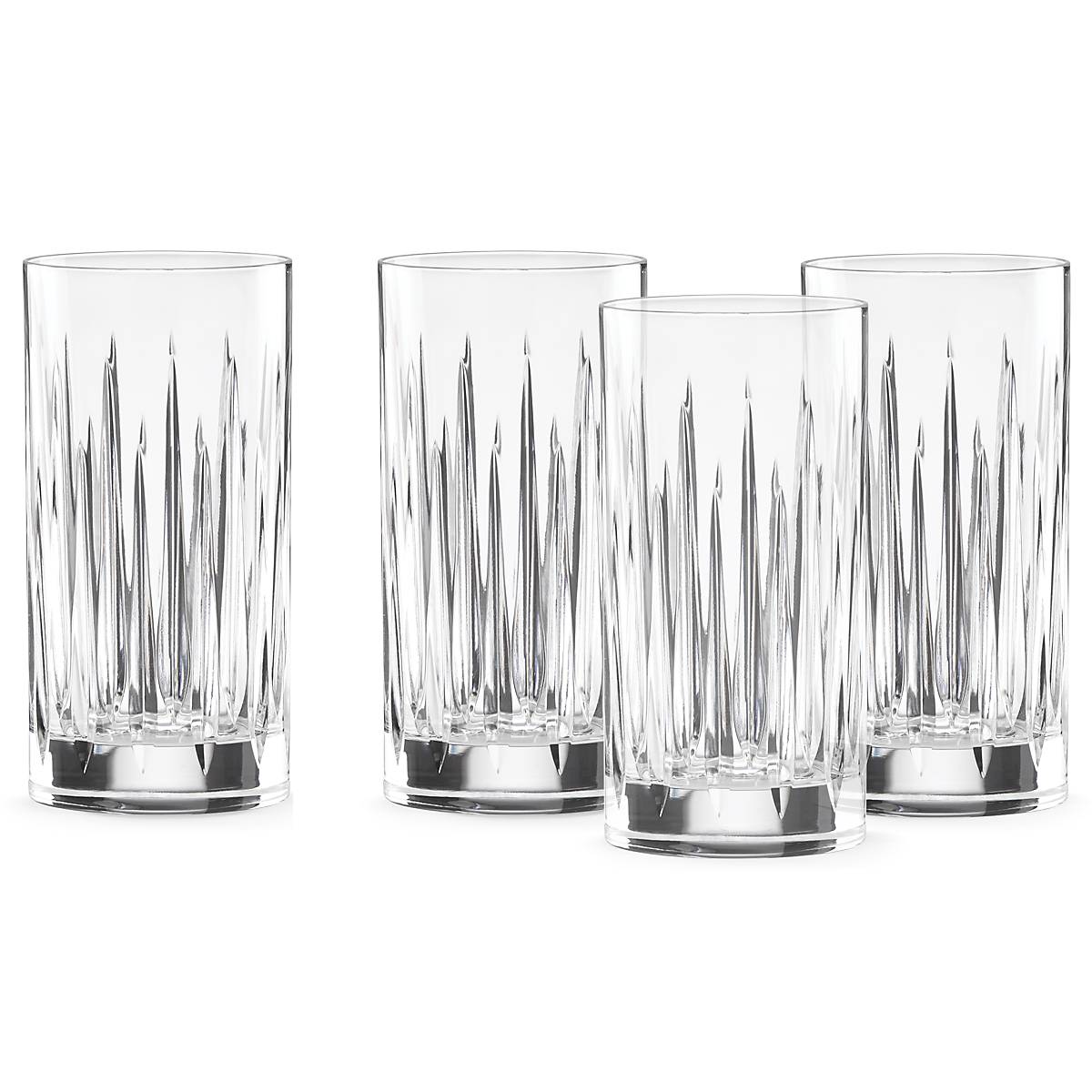 Lenox Premium Soho Crystal Iced Beverage Glasses, Set of 4