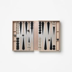 Lenox Premium The Art Of Backgammon Mirror Board Game