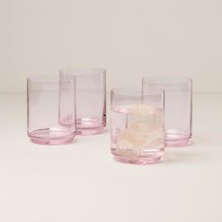 Alternative view of Lenox Premium Tuscany Stackable Blush Tall Glasses, Set of 4