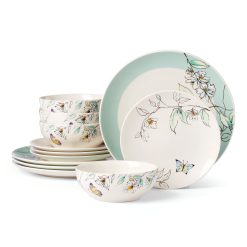Lenox Premium Botanica 12-Piece Dinnerware Set