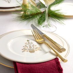 Alternative view of Lenox Premium Federal Gold Tree Accent Plates, Set of 4