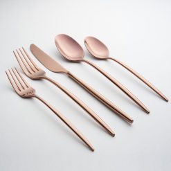 Lenox Premium Gaze Copper Mirror 20-Piece Flatware Set