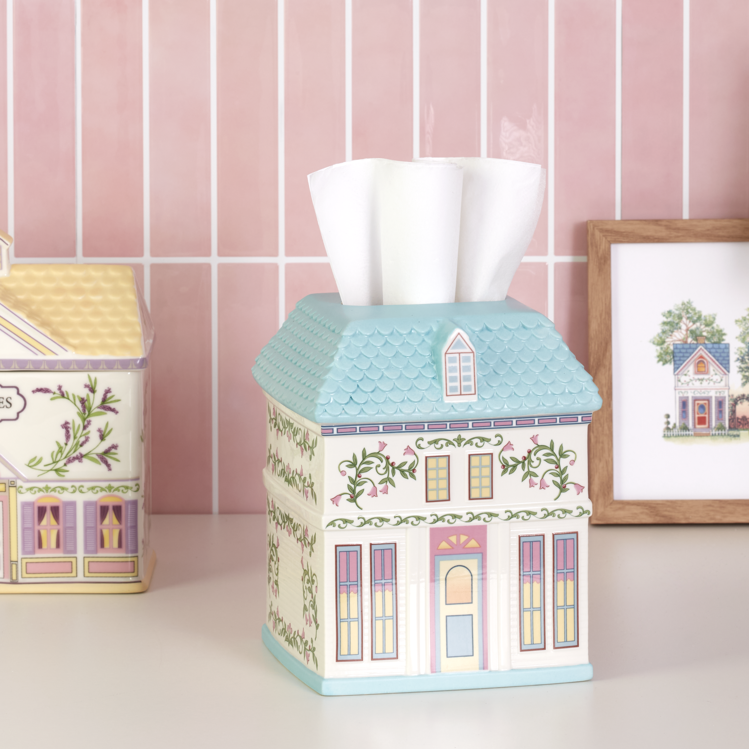 Lenox Premium Lenox Spice Village Tissue Box Holder - Image 3