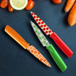 Alternative view of Lenox Premium Printed Fruit 3-Piece Paring Knife Set