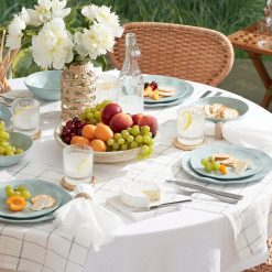 Alternative view of Lenox Premium Terrazzo Melamine Mint 12-Piece Dinnerware Set