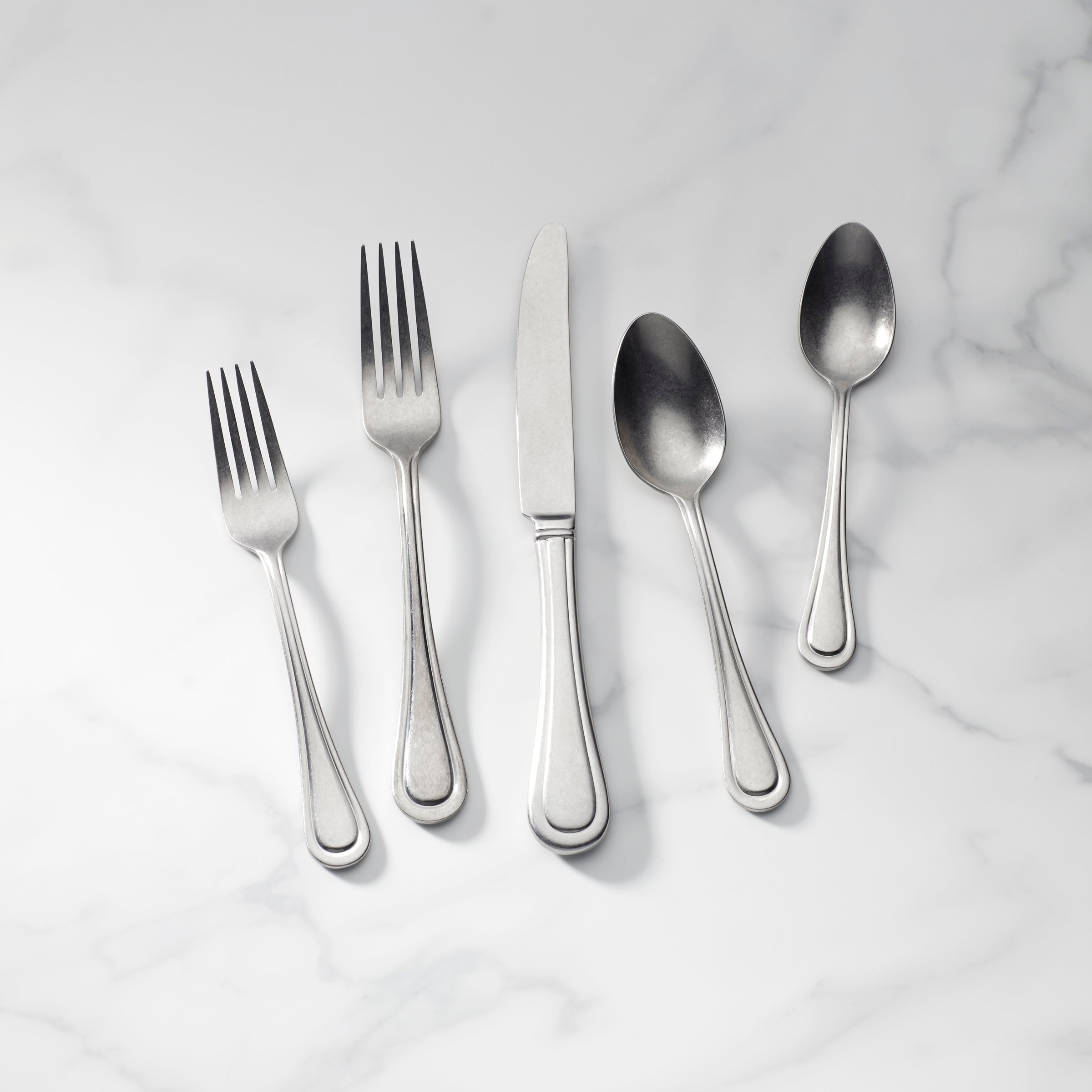 Lenox Premium Textured Neutrals 24-Piece Flatware Set
