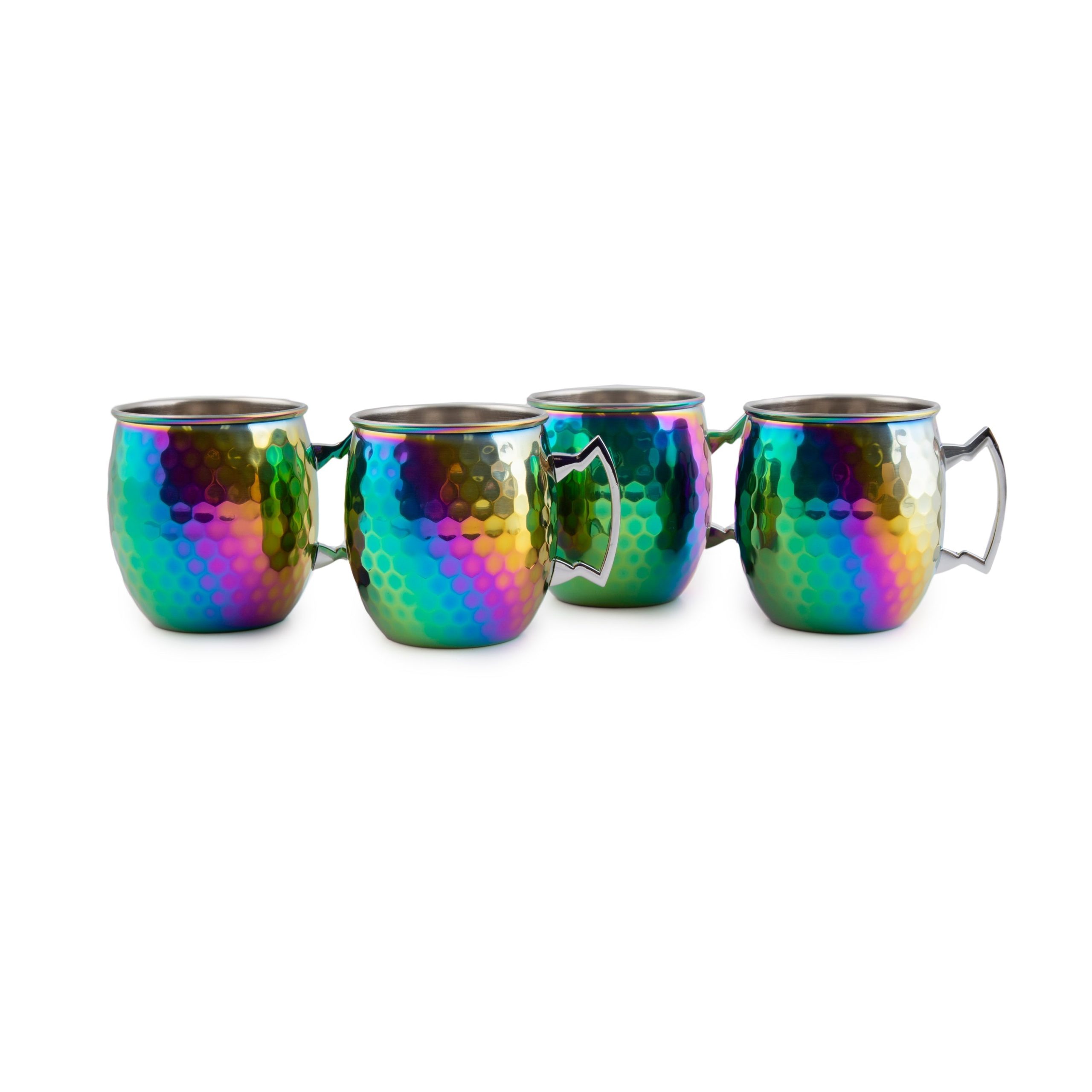 Lenox Premium Hammered Rainbow Moscow Mule Mugs, Set of 4 - Image 3