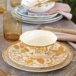Alternative view of Lenox Premium Butterfly Meadow Cottage Rice Bowls, Set of 4