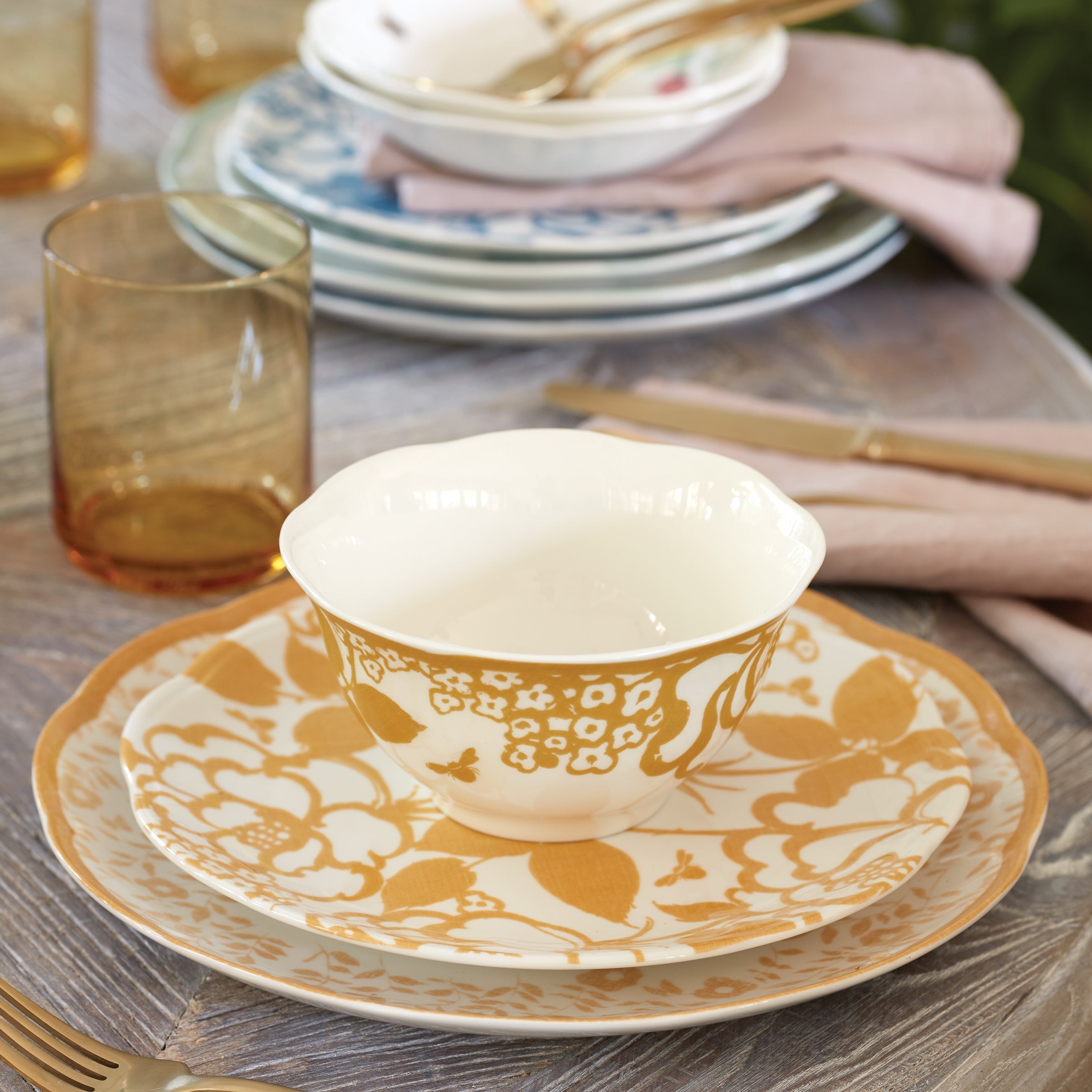 Lenox Premium Butterfly Meadow Cottage Rice Bowls, Set of 4 - Image 2