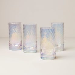 Lenox Premium Tuscany Classics Iridescent Highball Glasses, Set of 4