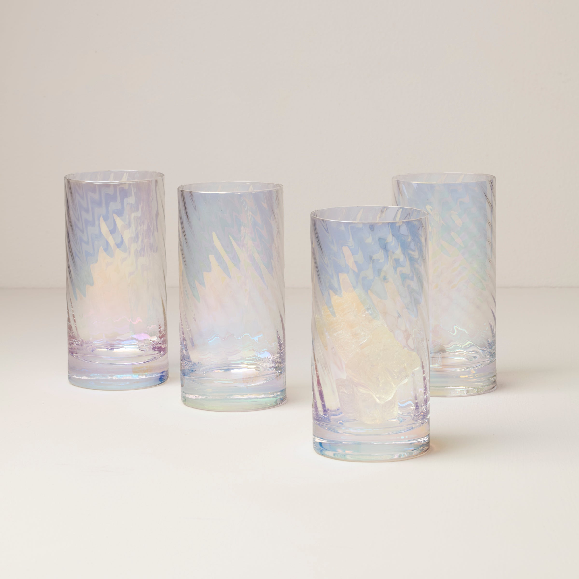 Lenox Premium Tuscany Classics Iridescent Highball Glasses, Set of 4