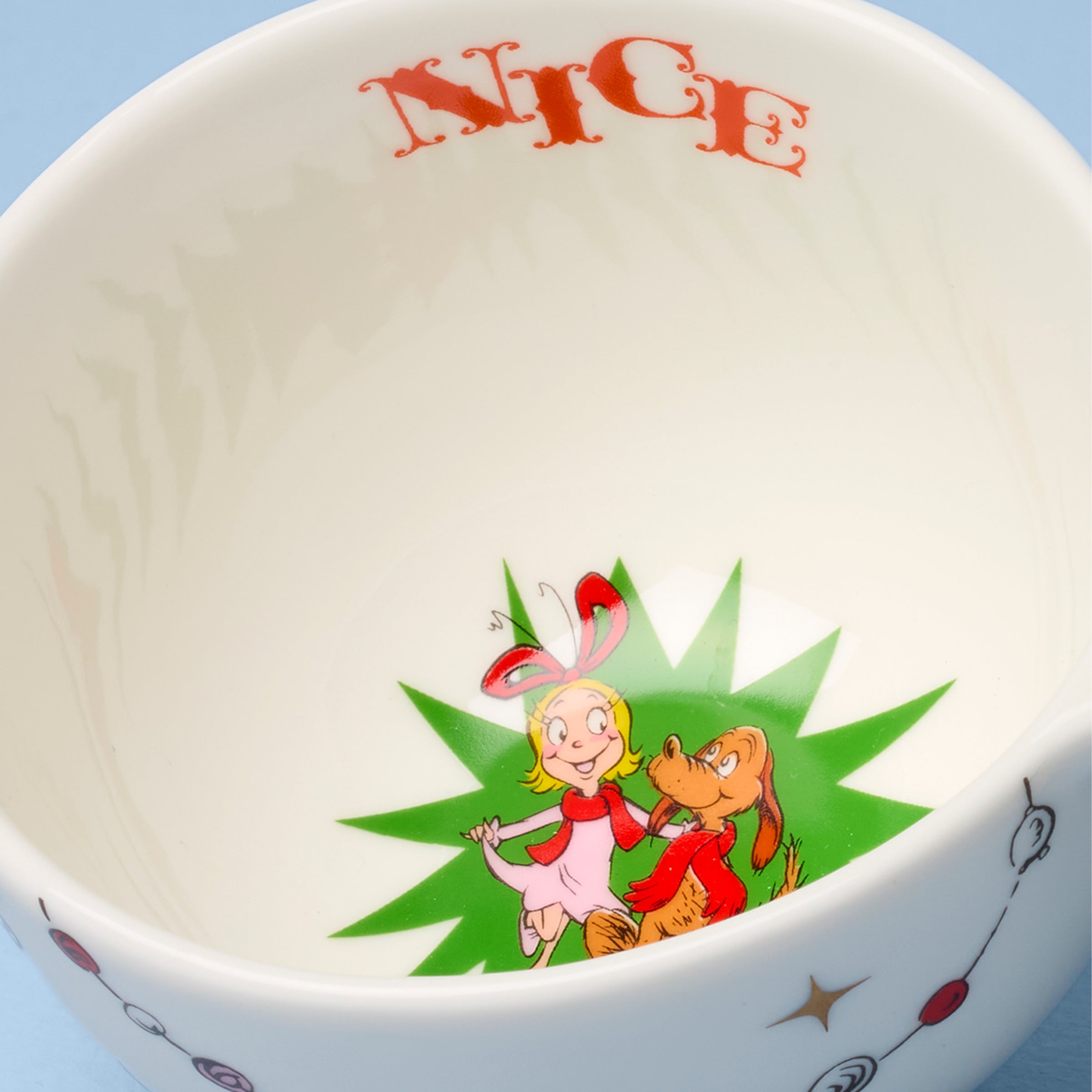 Lenox Premium Merry Grinchmas Naughty or Nice Double Dip Bowl - Image 5