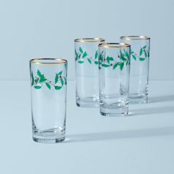 Lenox Premium Holiday Highball Glasses, Set of 4