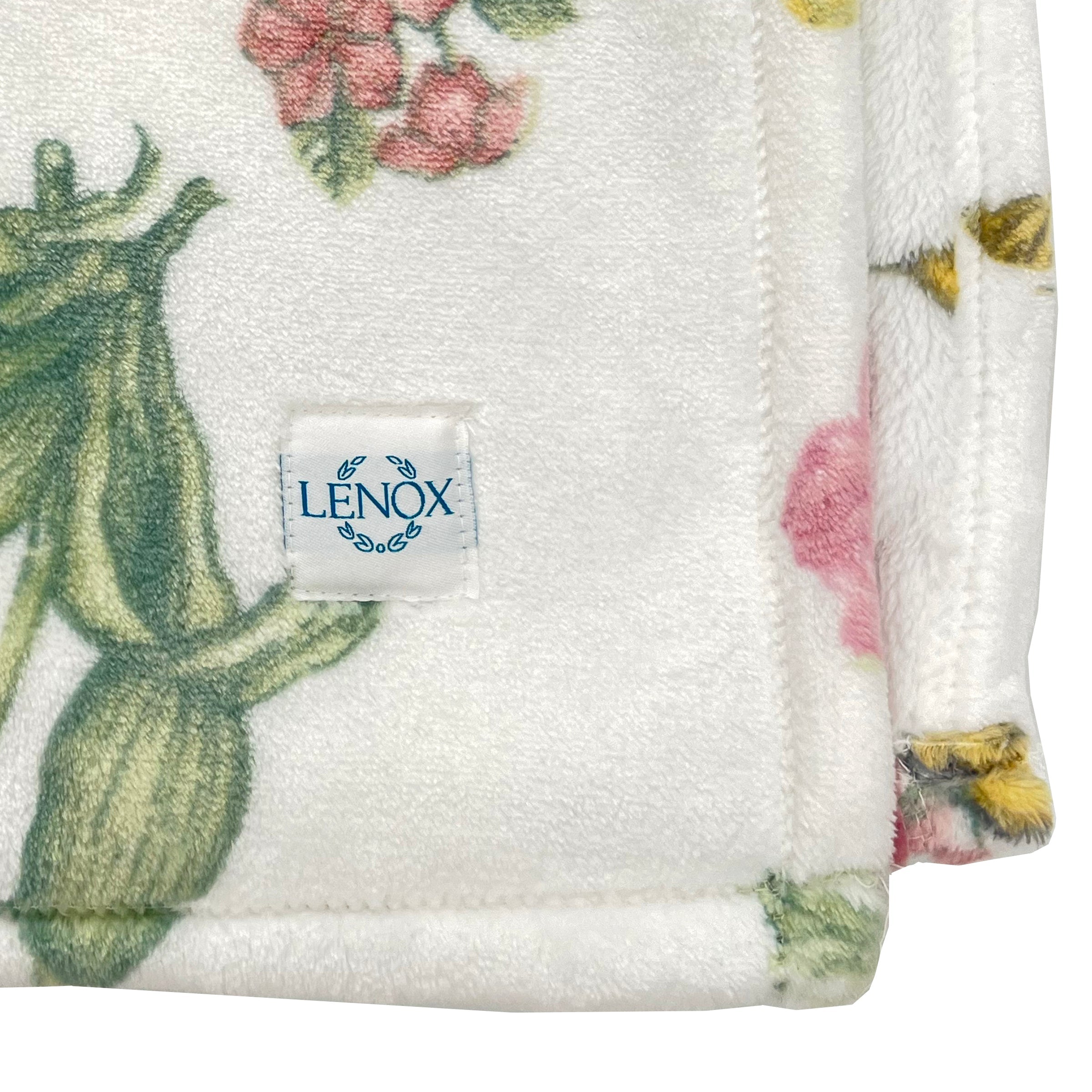 Lenox Premium Butterfly Meadow Bloom Pink Throw Blanket - Image 8