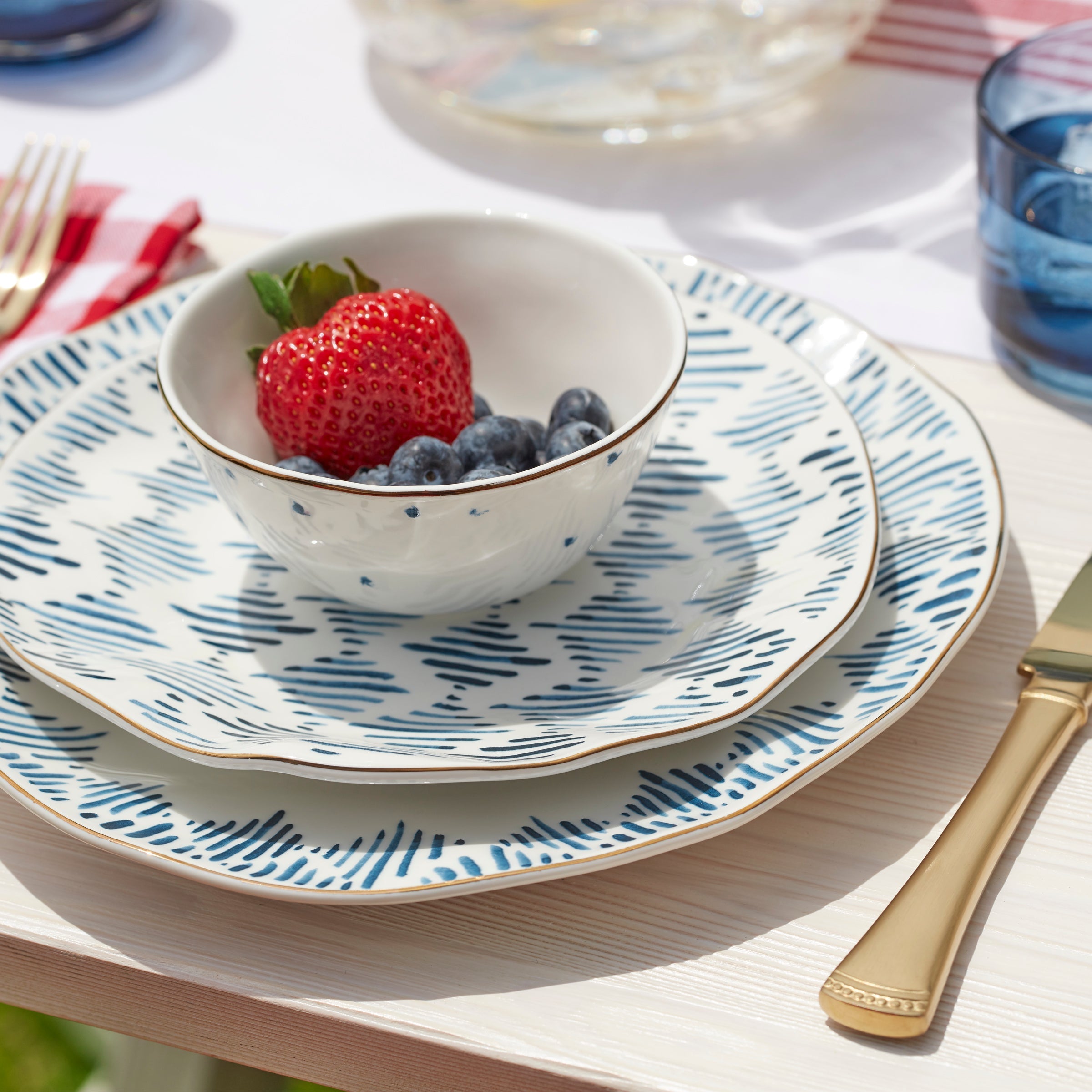 Lenox Premium Blue Bay Dessert Bowls, Set of 4 - Image 2