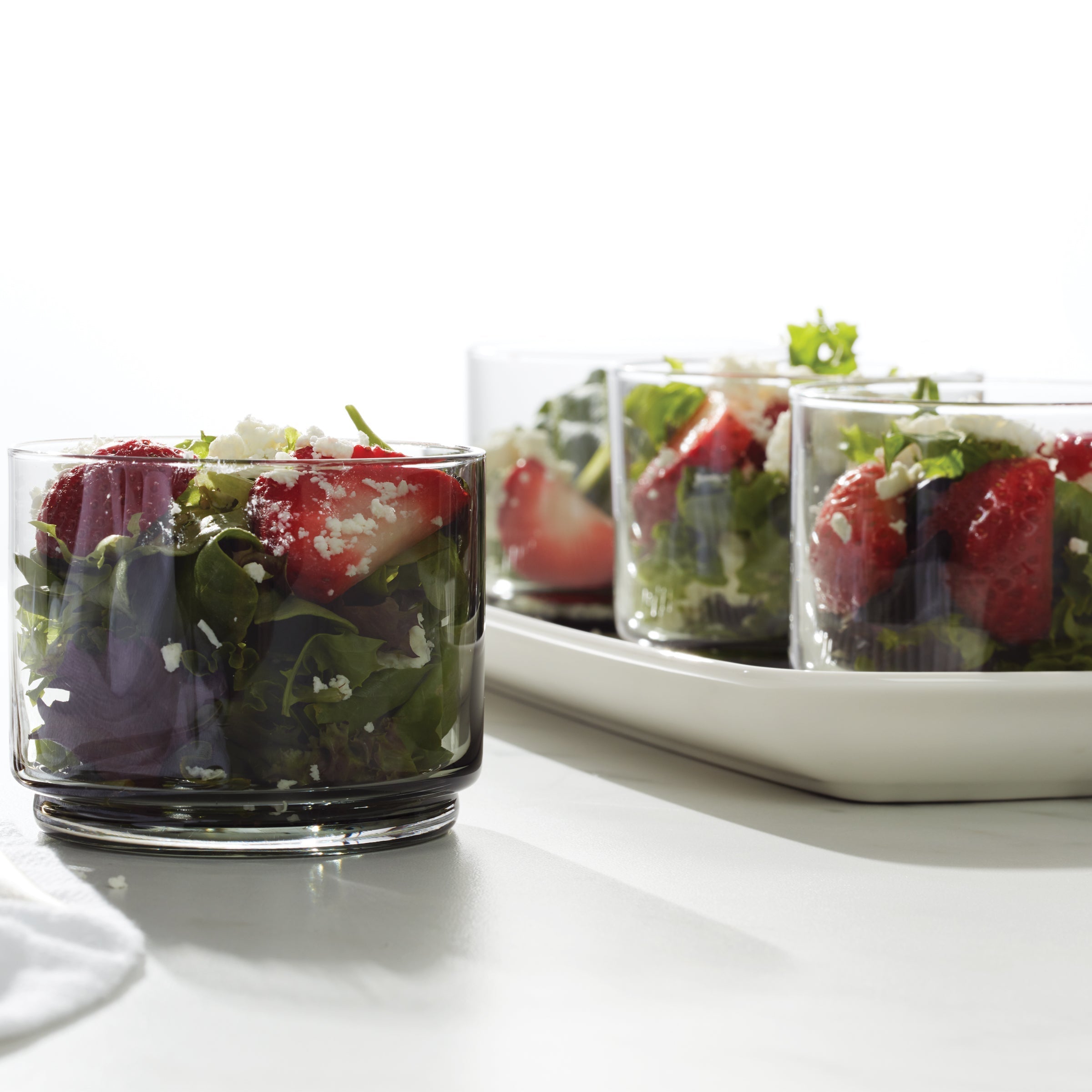 Lenox Premium Tuscany Classics Stackable Smoke Short Glasses, Set of 4 - Image 4