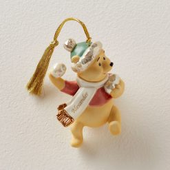 Lenox Premium Personalized Pooh's Winter Fun Ornament