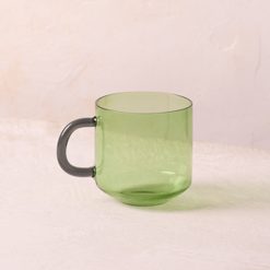 Lenox Premium Niko Green Glass Mug