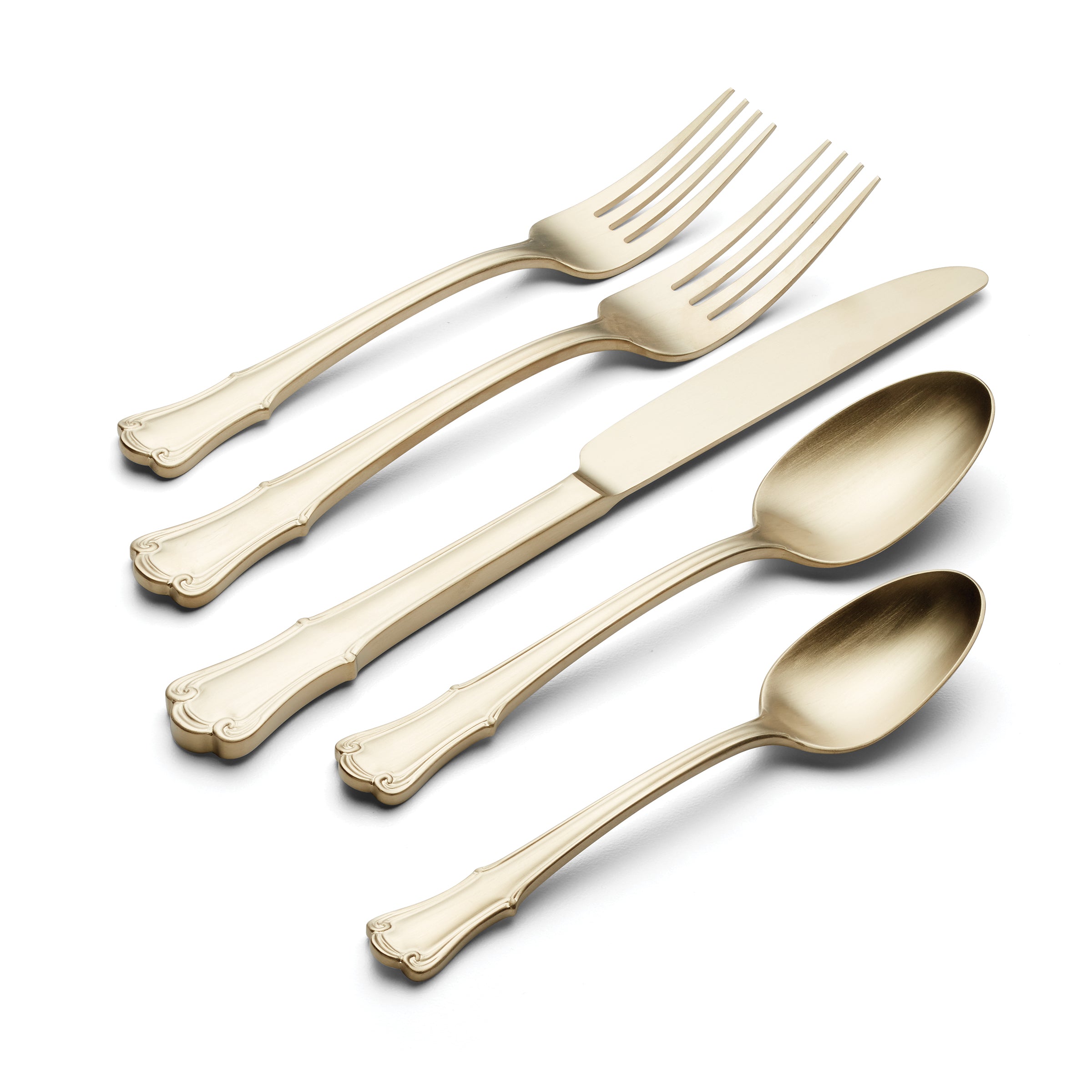 Lenox Premium James Street Champagne Satin 20-Piece Flatware Set - Image 3