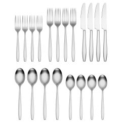 Alternative view of Lenox Premium Avery Satin 20-Piece Flatware Set