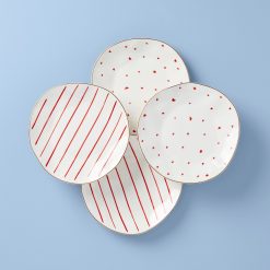Lenox Premium Garnet Bay 4-Piece Dessert Set