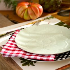 Alternative view of Lenox Premium Gingham Black Dinner Plates, Set of 4