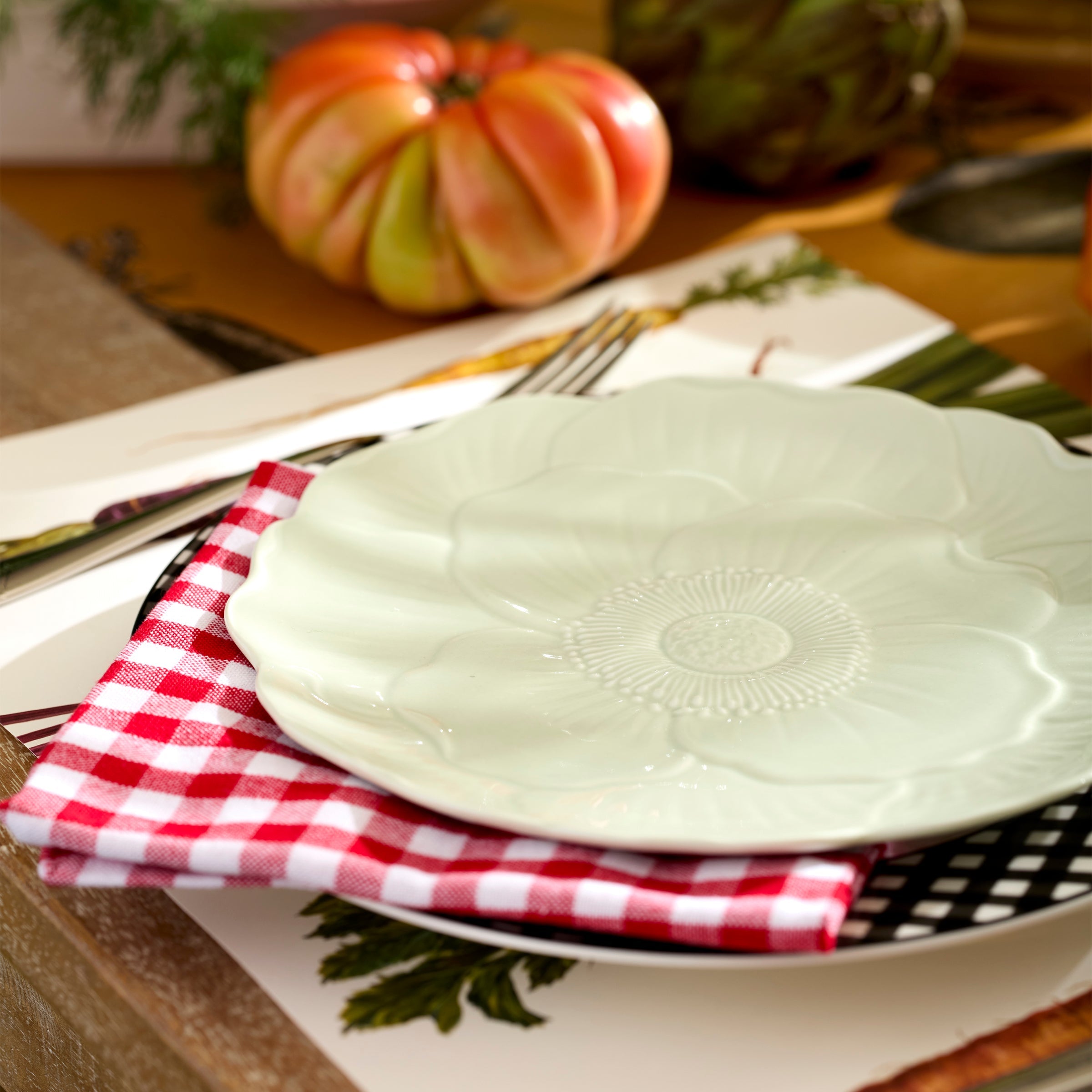 Lenox Premium Butterfly Meadow Floral Green Accent Plates, Set of 4 - Image 2