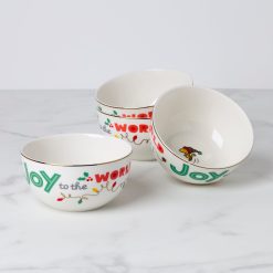 Lenox Premium Snoopy Christmas All-Purpose Bowls, Set of 4