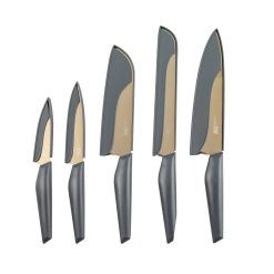 Alternative view of Lenox Premium 10-Piece Cutlery Set in Grey and Champagne