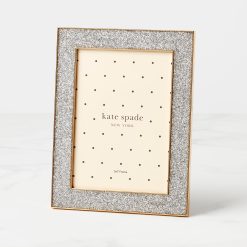Lenox Premium Sitting Pretty Silver Glitter 5x7 Photo Frame