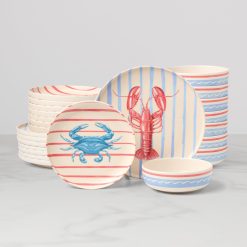 Lenox Premium 24 Seven Melamine Wharfside 24-Piece Dinnerware Set
