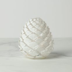 Alternative view of Lenox Premium White Pinecone Led Light