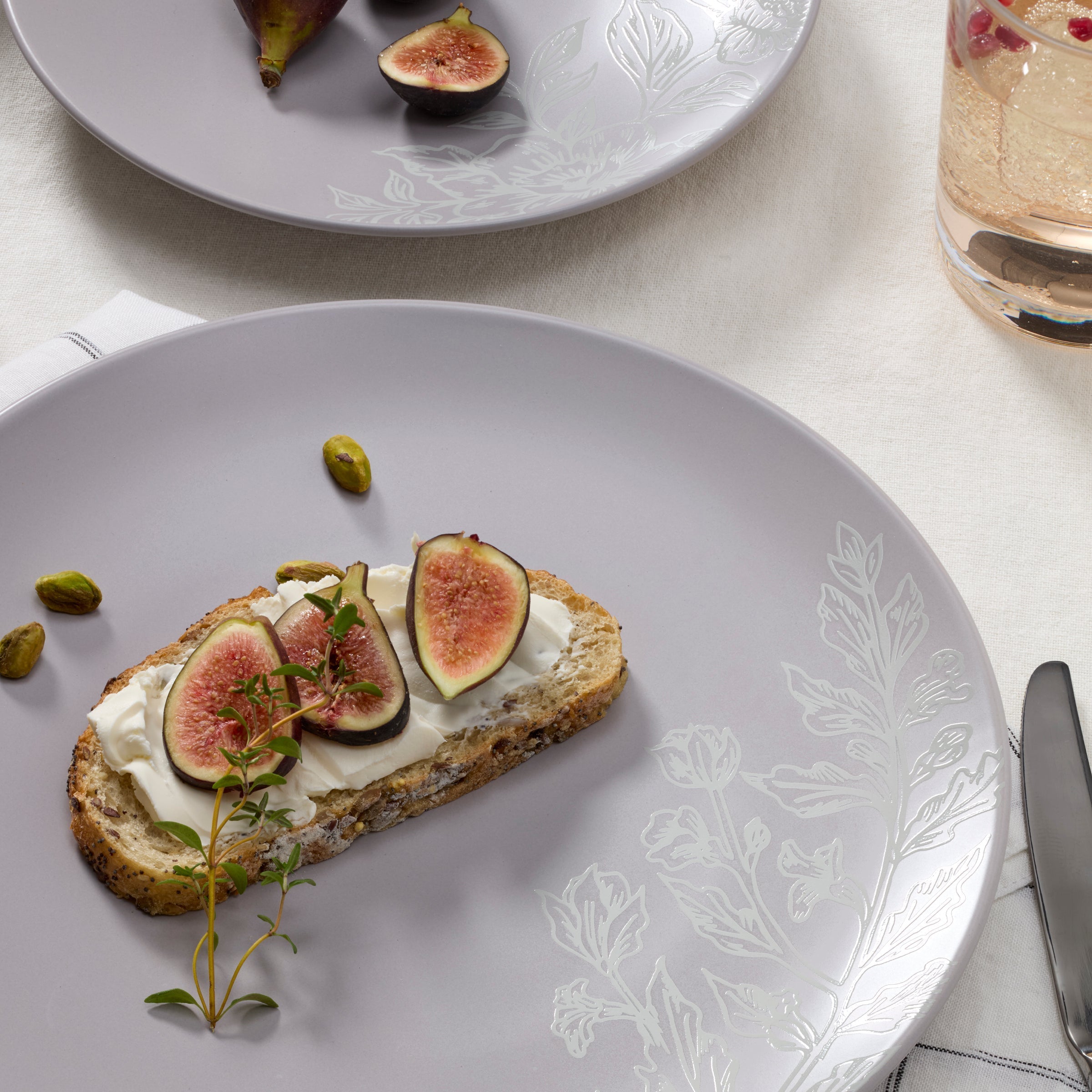 Lenox Premium Roseto Pumice 12-Piece Dinnerware Set - Image 11