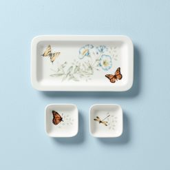 Alternative view of Lenox Premium Butterfly Meadow Sushi Plate & Bowls