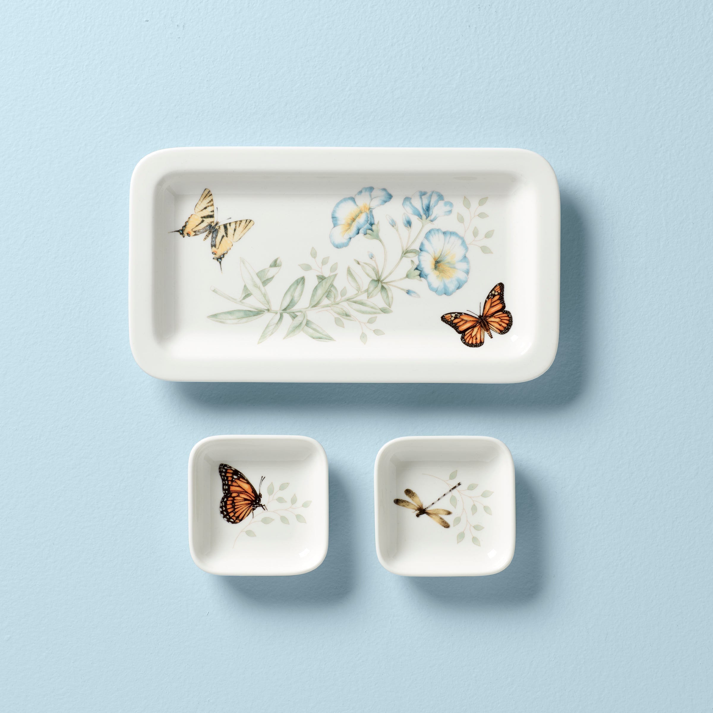 Lenox Premium Butterfly Meadow Sushi Plate & Bowls - Image 2