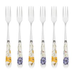 Alternative view of Lenox Premium Butterfly Meadow Cocktail Forks, Set of 6
