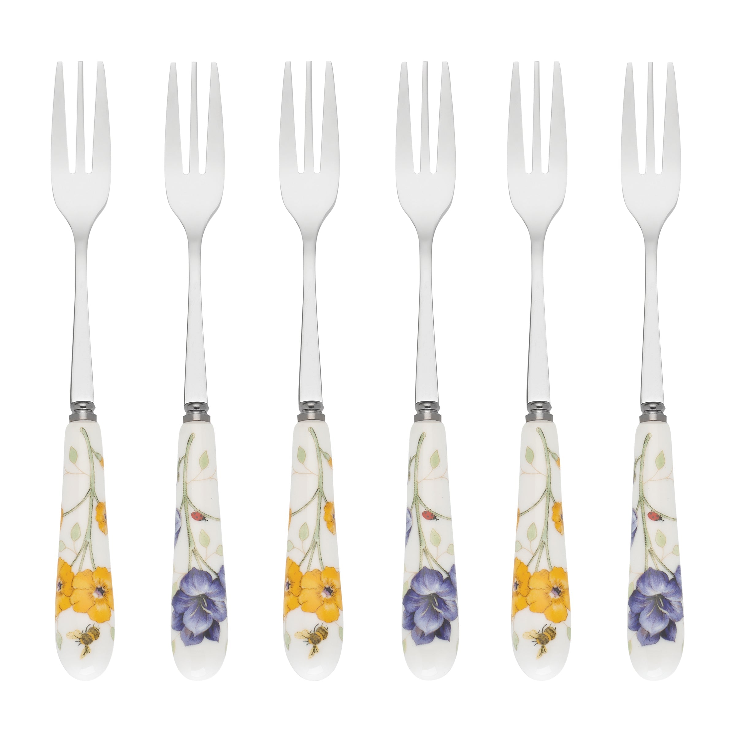 Lenox Premium Butterfly Meadow Cocktail Forks, Set of 6 - Image 2