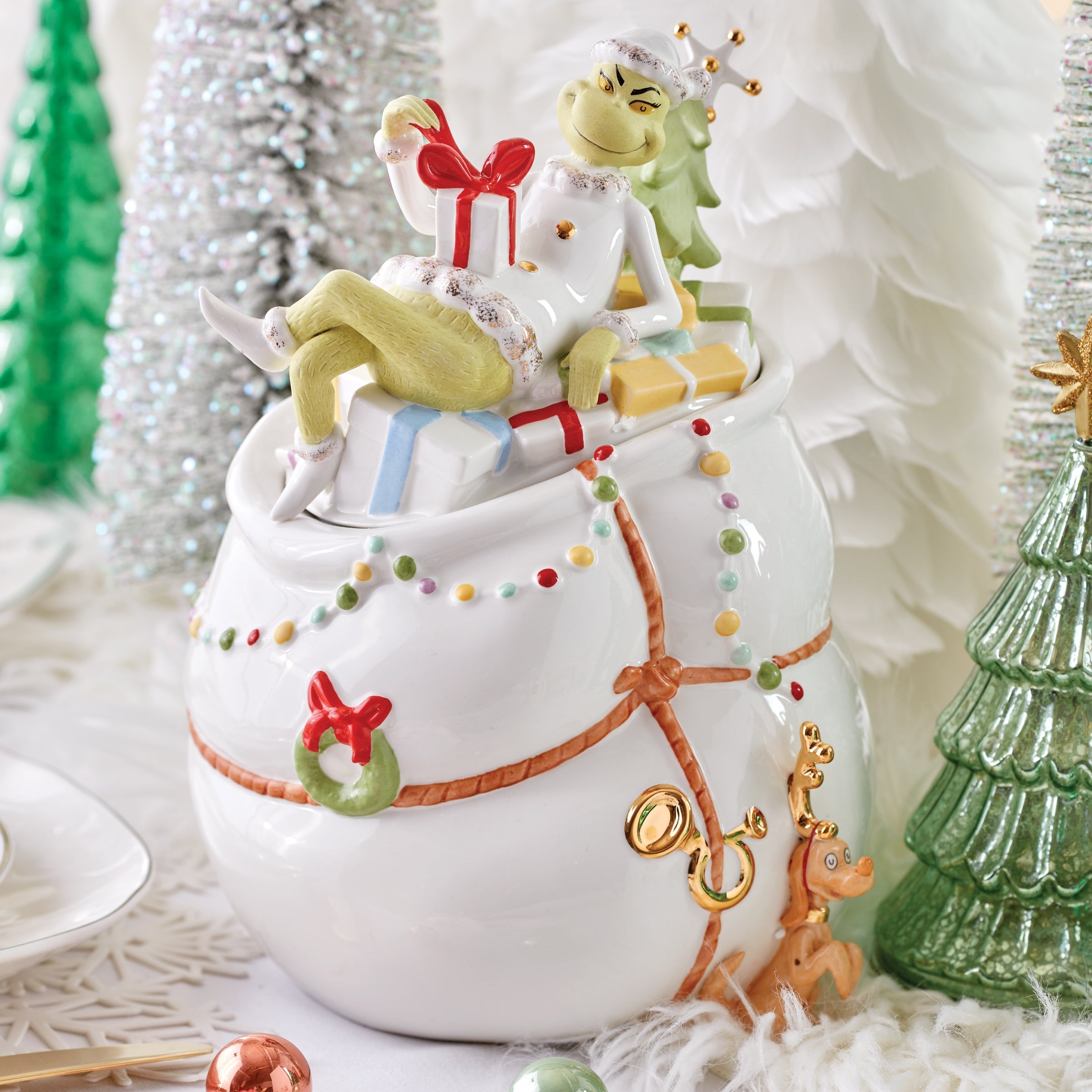 Lenox Premium Merry Grinchmas Cookie Jar - Image 5
