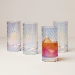 Alternative view of Lenox Premium Tuscany Classics Iridescent Highball Glasses, Set of 4